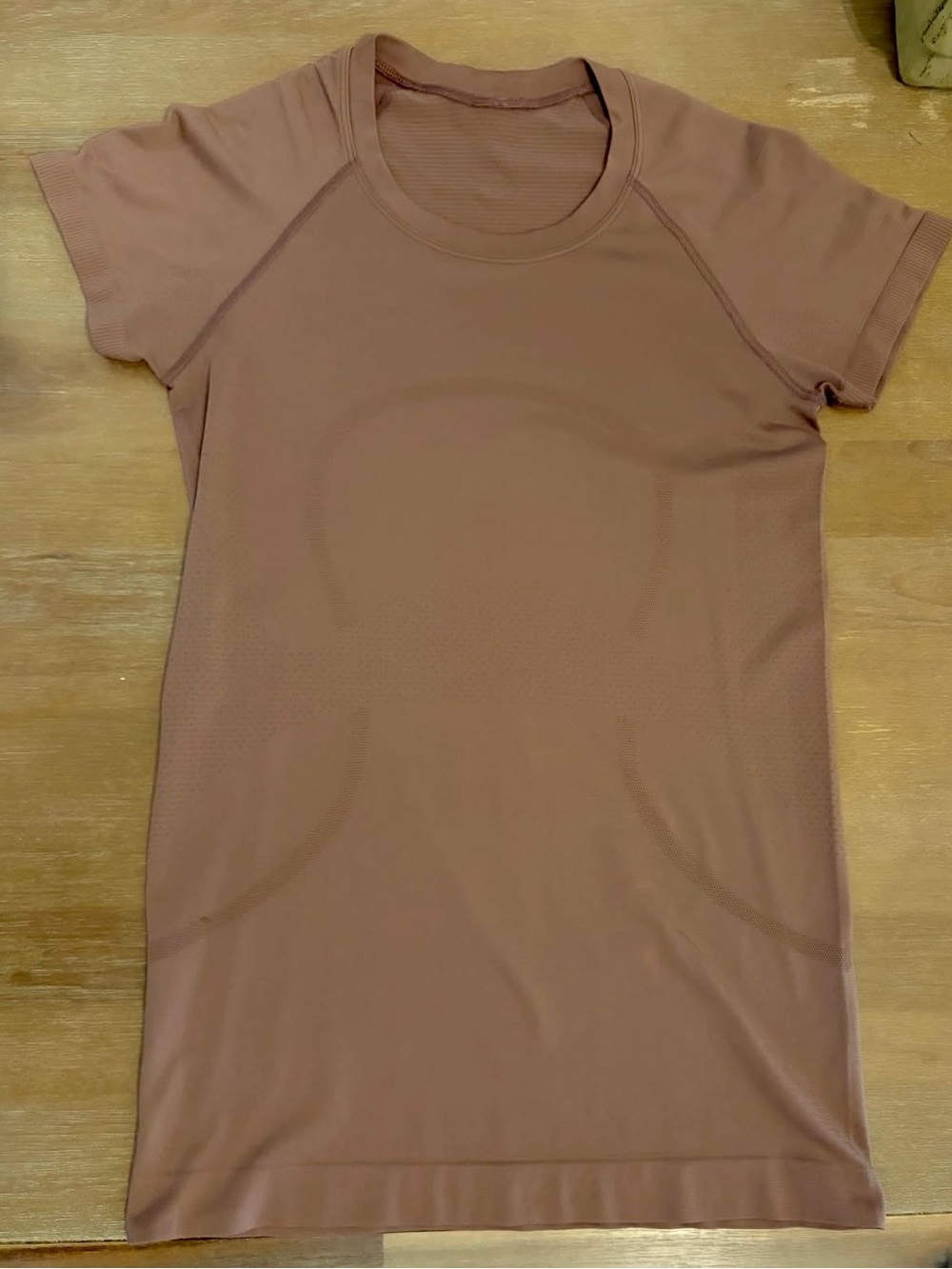 lululemon athletica Short Sleeve Hip Length Mauve Brown Color